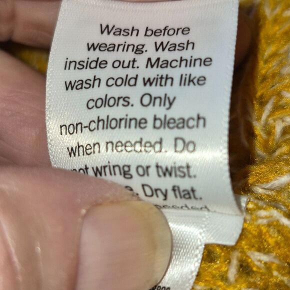 SO Goods For Life Size Small Sweater in Gold - Picture 7 of 9